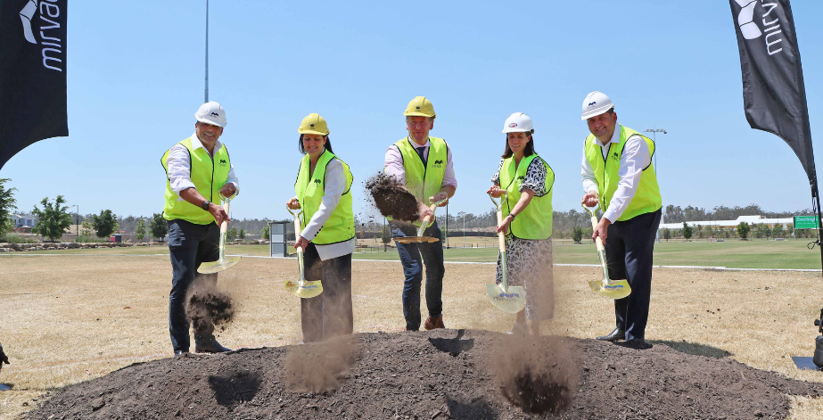 AFL Clubhouse Sod Turn